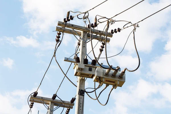 High Voltage Power Lines — Stock Photo, Image