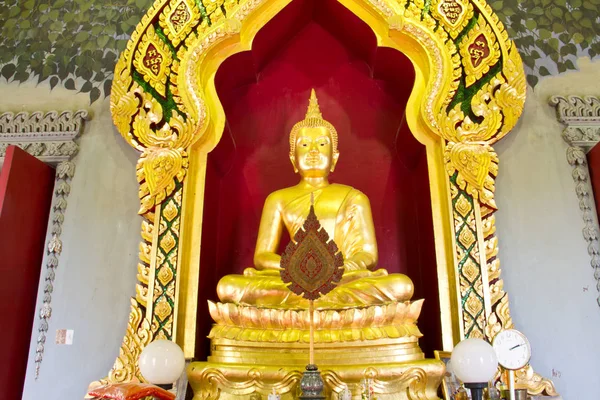 Buddha Emas Arsitektur Kuil — Stok Foto