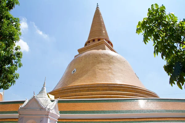 Pathom Chedi Phra Világ Legmagasabb Sztúpa Nem Található — Stock Fotó