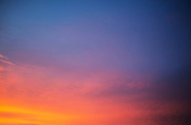 Bulutlu gün batımı, sunrise