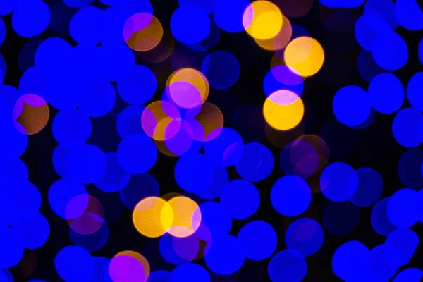 Blaue Bokeh abstrakte Licht Hintergründe — Stockfoto