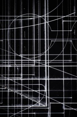 siyah-beyaz kılavuz doku