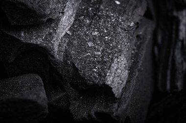 siyah endüstriyel kömürlerin arka plan