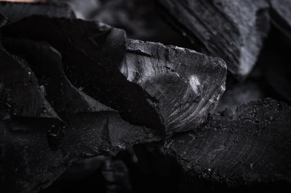 Siyah Endüstriyel Kömürlerin Malzeme — Stok fotoğraf