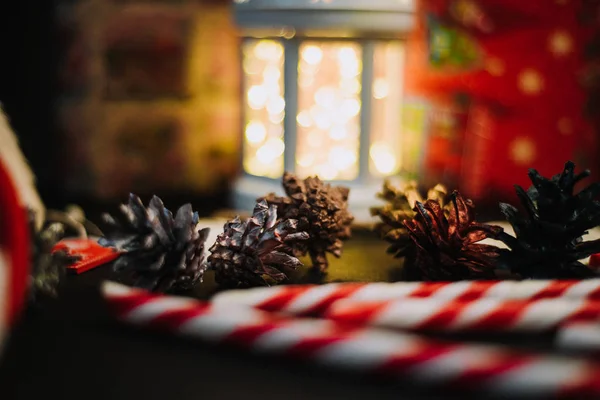 Año Nuevo Decoraciones Navidad — Foto de Stock