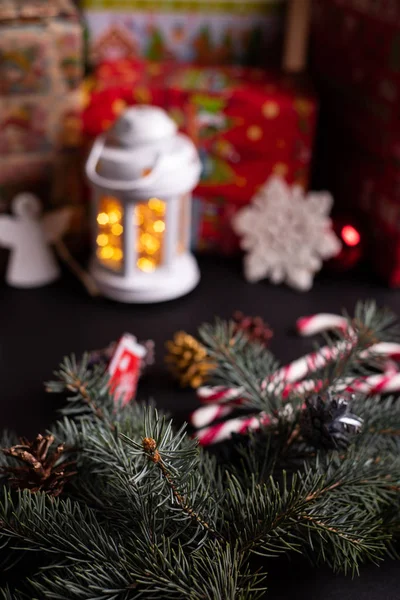 Año Nuevo Decoraciones Navidad Día San Nicolás — Foto de Stock