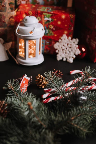 Año Nuevo Decoraciones Navidad Día San Nicolás — Foto de Stock