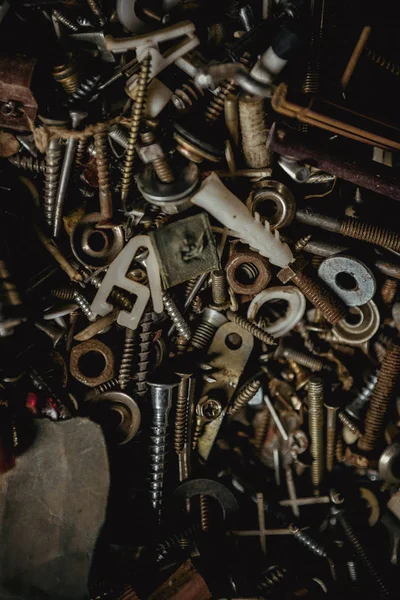 Oude Metalen Gereedschappen Voor Handwerk Werk — Stockfoto