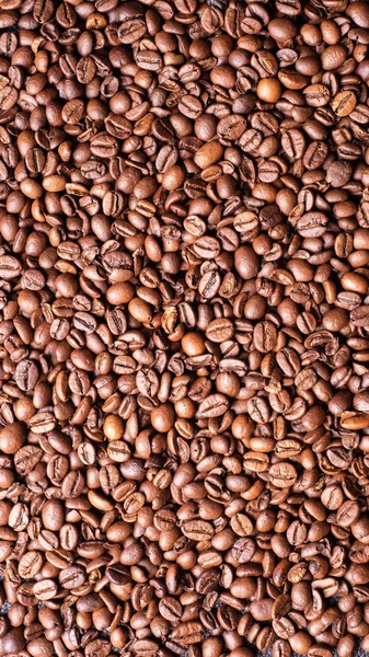 Kahverengi Kahve Çekirdekleri Kahve Arka Plan — Stok fotoğraf