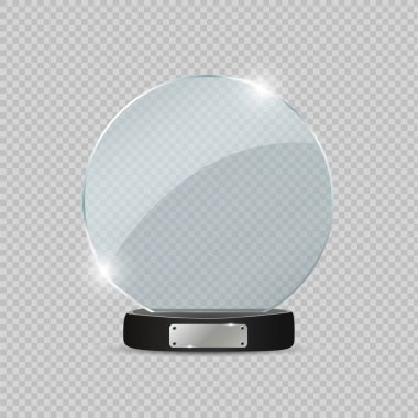 Cam kupa Ödülü. Vektör çizim