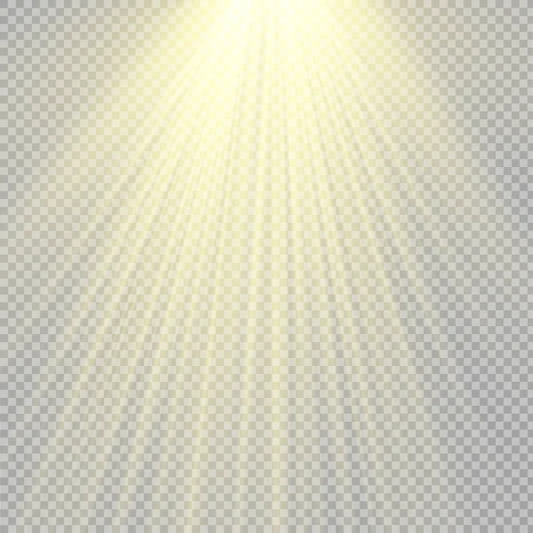 Spotlights Scen Ljus Effekter Vektor Illustration — Stock vektor