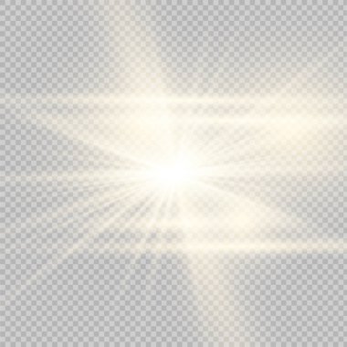 Vektör altın parıldayan yıldız. Yıldız tozu izi.