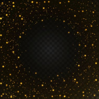 Parlak ışık efekti. Parıltısız yıldız patlaması..