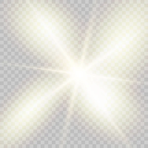 Vecteur Étoile Tombante Brillante Dorée Sentier Stardust — Image vectorielle