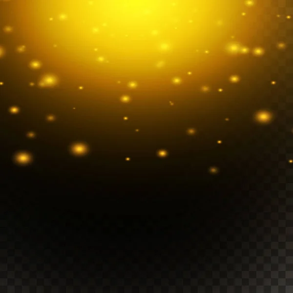Effet Lumineux Étoile Éclatante Avec Des Étincelants — Image vectorielle