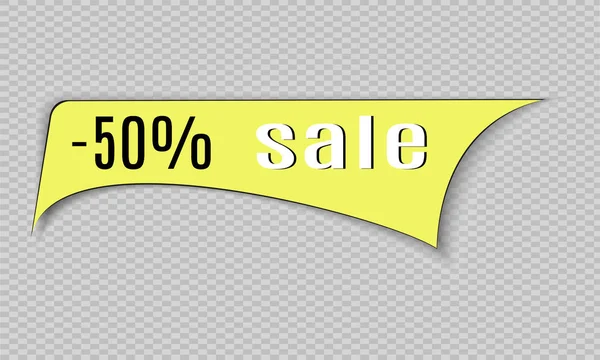 Banner Papel Super Sale Antecedentes Super Venta Oferta Especial Ilustración — Vector de stock