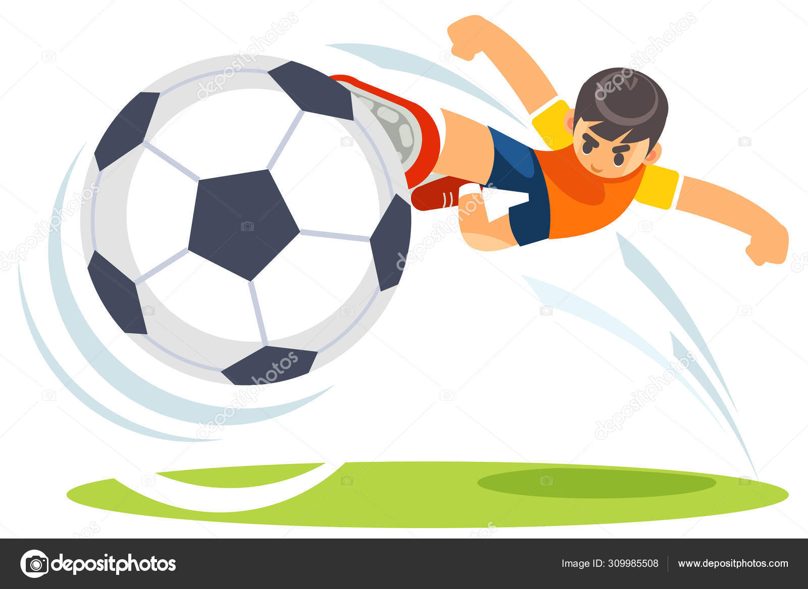 Vetores de Menino Jogando Desenho Animado Bola e mais imagens de Bola - Bola,  Bola de Futebol, Brincar - iStock