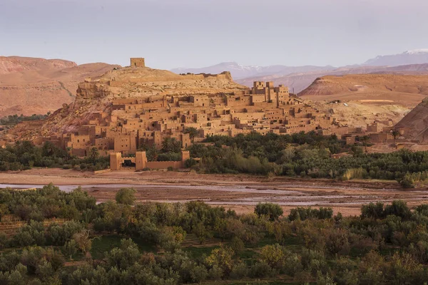 Eski Köye Ait Ben Haddou Nerede Çok Başarılı Filmlerin Yapıldığı — Stok fotoğraf