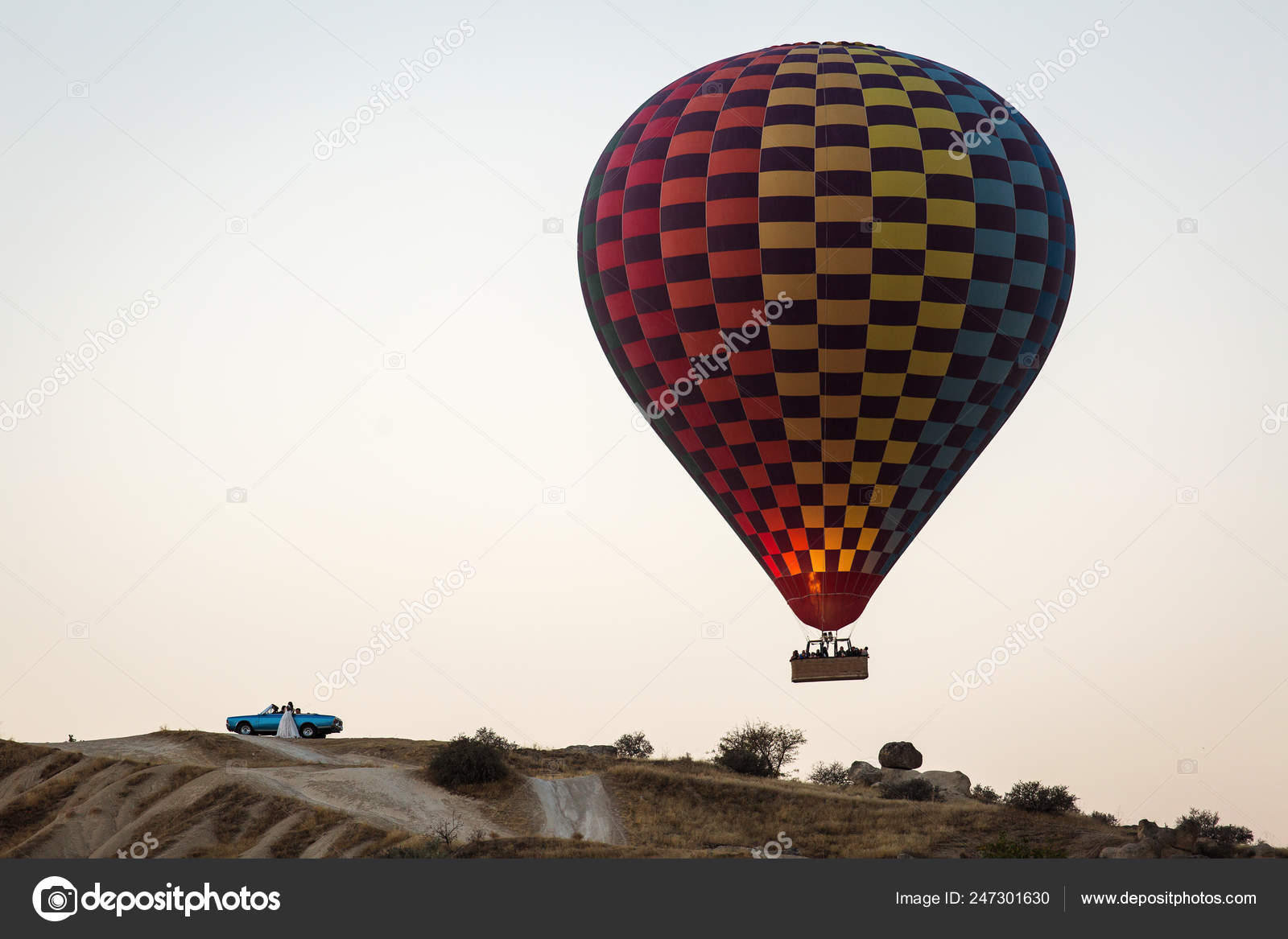 old hot air balloon