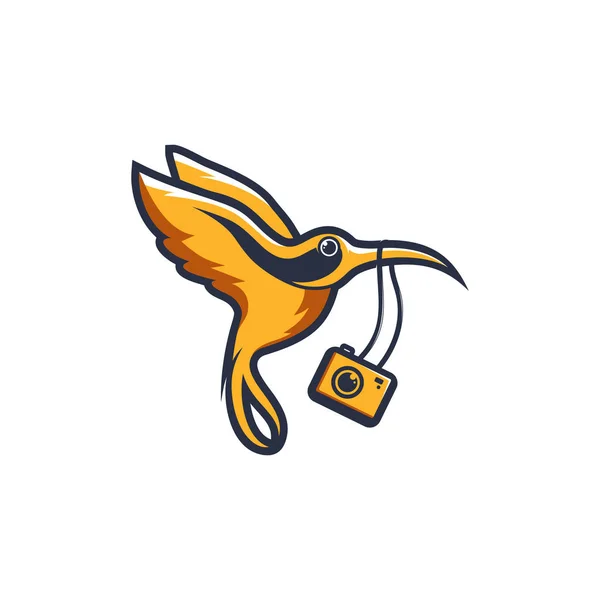 Logo von Kolibri Foto — Stockvektor