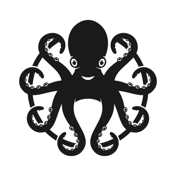 Mascotte médecin poulpe design — Image vectorielle