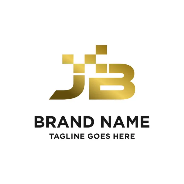 Logo initial JB — Image vectorielle