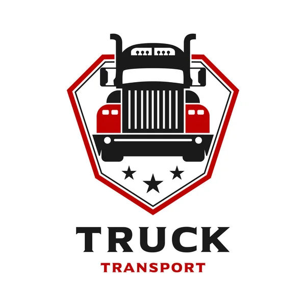 Logo štítu kamionu — Stockový vektor