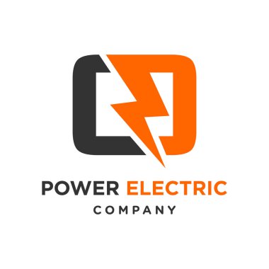 elektrik logosu baş harfleri O