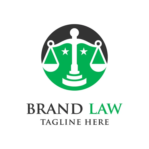 Юридический логотип — стоковый вектор