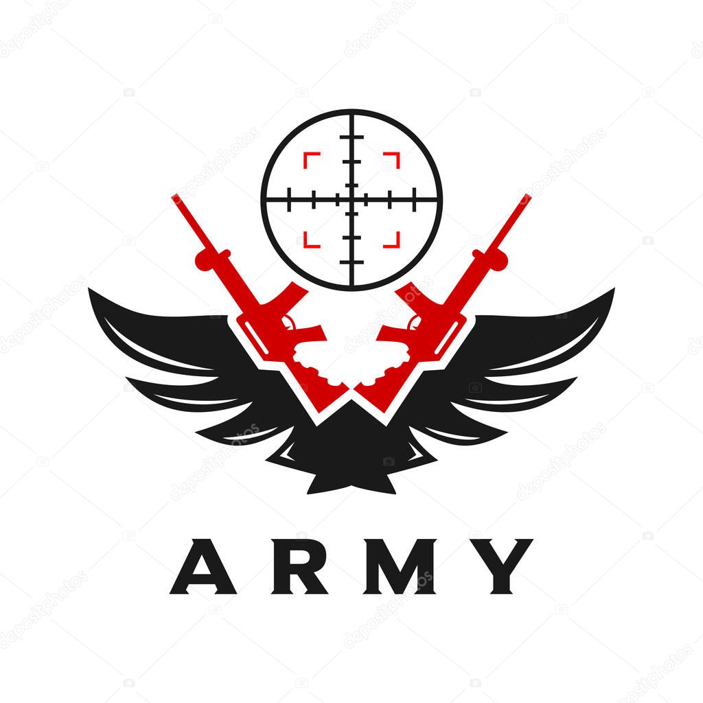 Sniper logo four your company