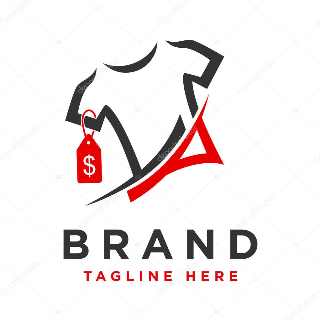 Logo on selling t-shirts your company