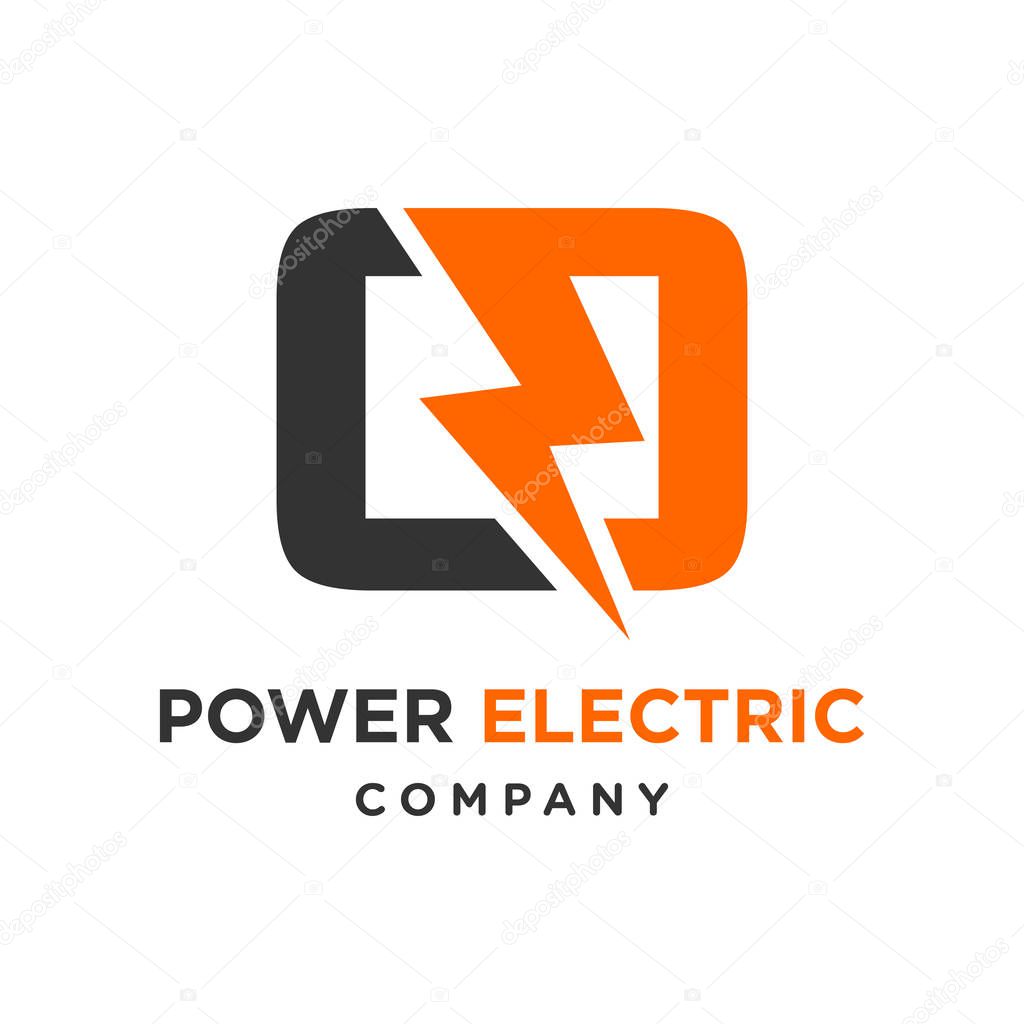 Electric logo initials O your company