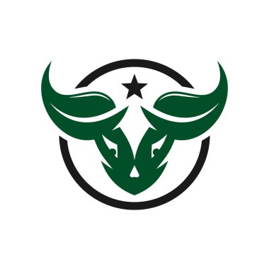 Bizon başlı doğal logo tasarımı