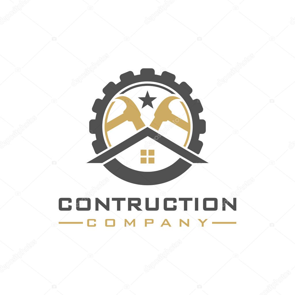 Home improvement logo design template