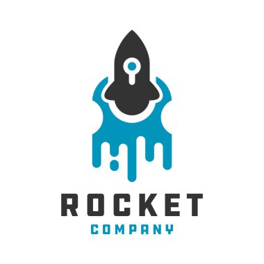 Roket teknolojisi logosu şirketinizi tasarlıyor