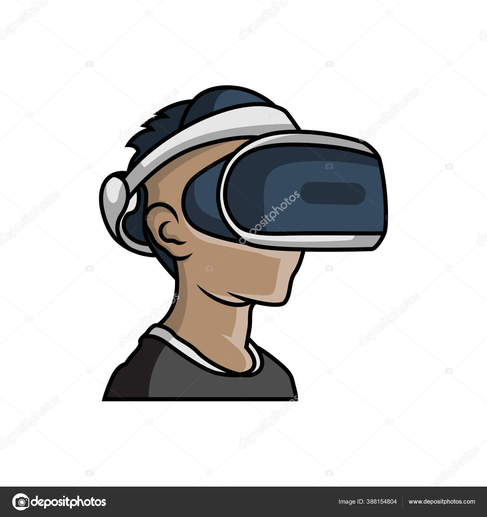 Jogo de tiro na ilustração de jogos de realidade virtual do metaverse