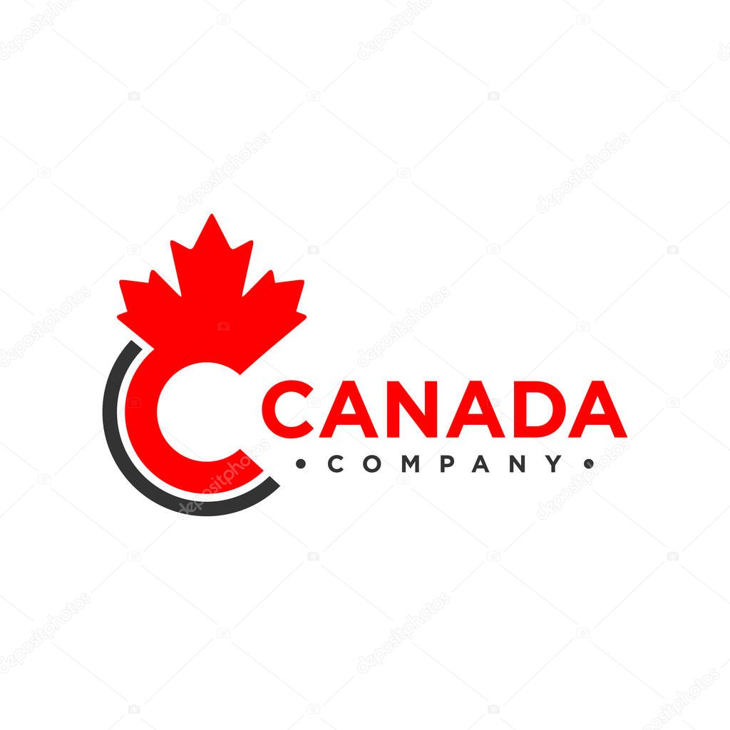 Canada logo design letter C