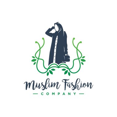 tesettür moda logosu şirketinizi tasarladı