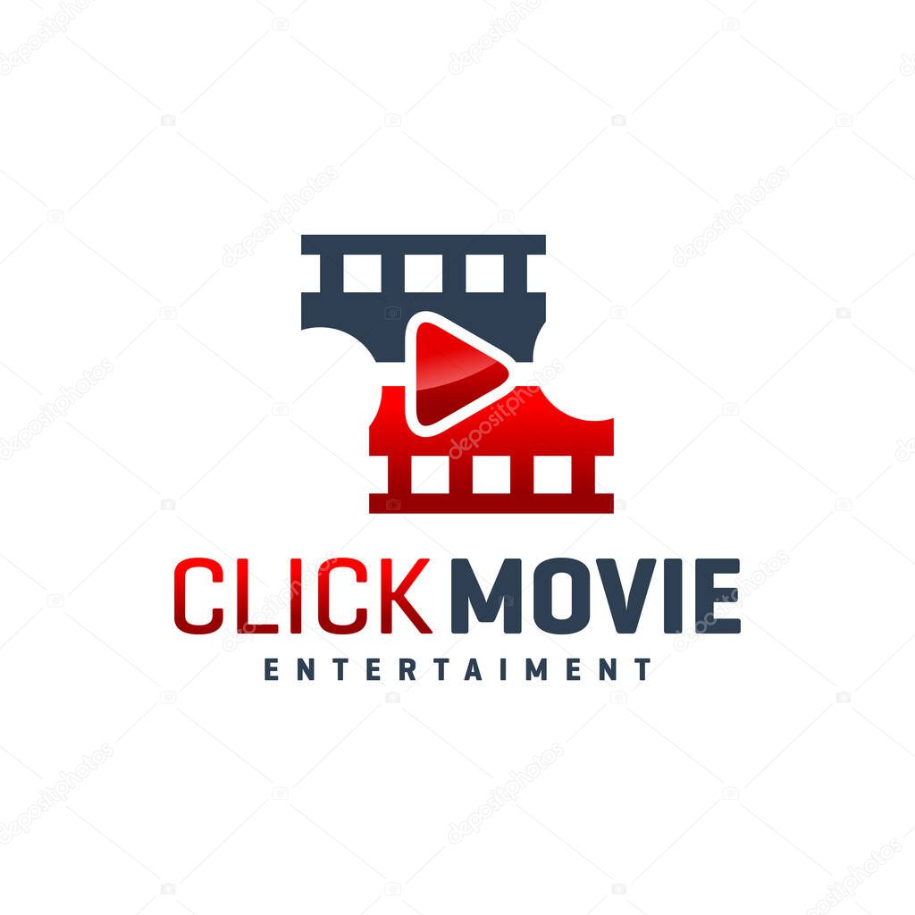 Modern movie studio logo design