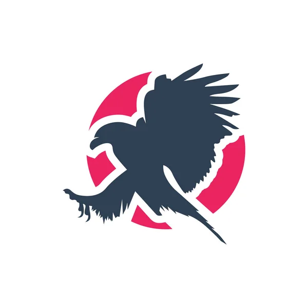 Diseño Del Logotipo Del Águila Empresa — Vector de stock