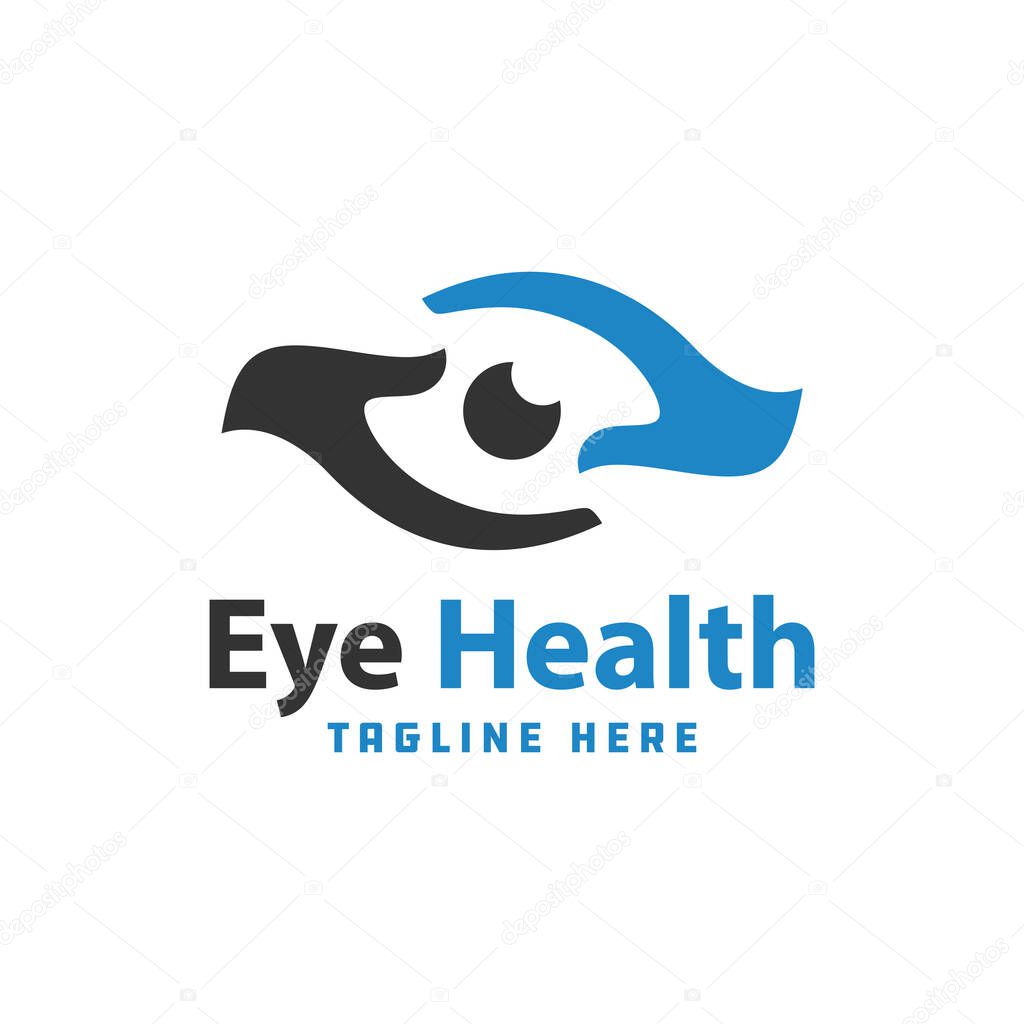 Eye health modern logo design