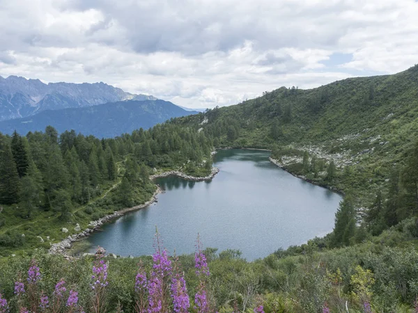 2018 Augurst 15Th San Giuliano Lagos Trentino País Trekking Dia — Fotografia de Stock