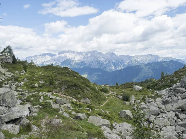 2018 Augurst 15Th San Giuliano Lagos Trentino País Trekking Dia — Fotografia de Stock