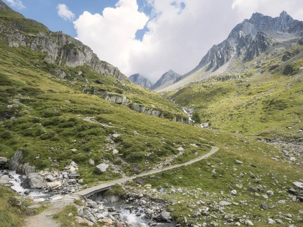 2018 Agosto 19O Vale Senales Trentino Alto Adige País Trekking — Fotografia de Stock