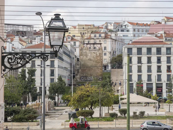 Novwmber 2018Lisboa City Portugal Historic Colored European City Lot Tourists — Stock Photo, Image