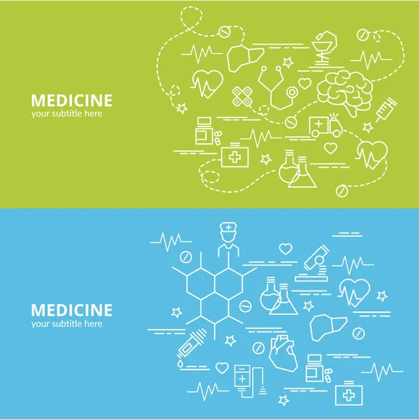 Concepto Diseño Plano Colorido Para Medicina Idea Infográfica Hacer Productos — Archivo Imágenes Vectoriales