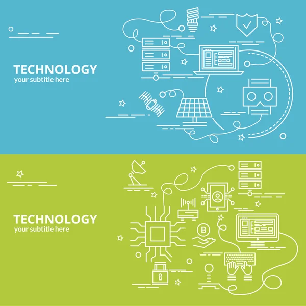 Płaski Kolorowy Koncepcja Technologii Infografika Idei Tworzenia Produktów Firmy Creative — Wektor stockowy