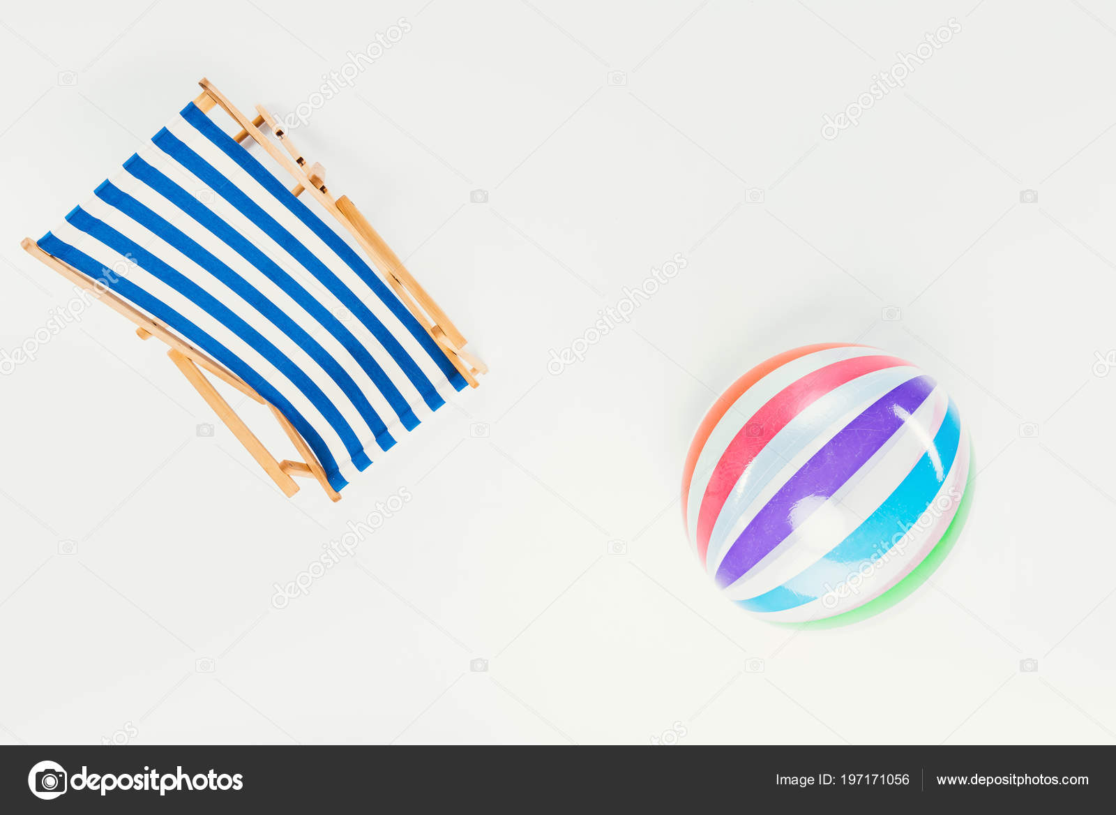 striped beach ball