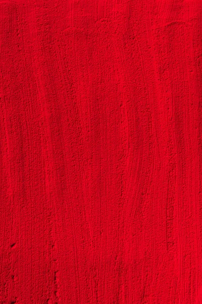 elevated view of red powder template