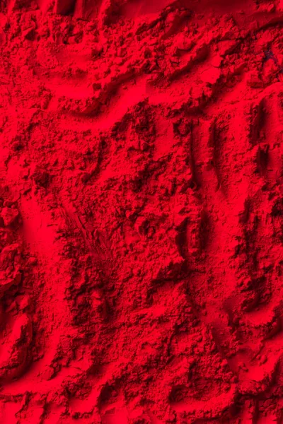 Top View Red Powder Surface — Stock Photo, Image